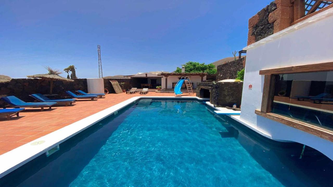 Villa Preciosa Casa Cristian Y Maria Con Piscina Privada Tías Exterior foto